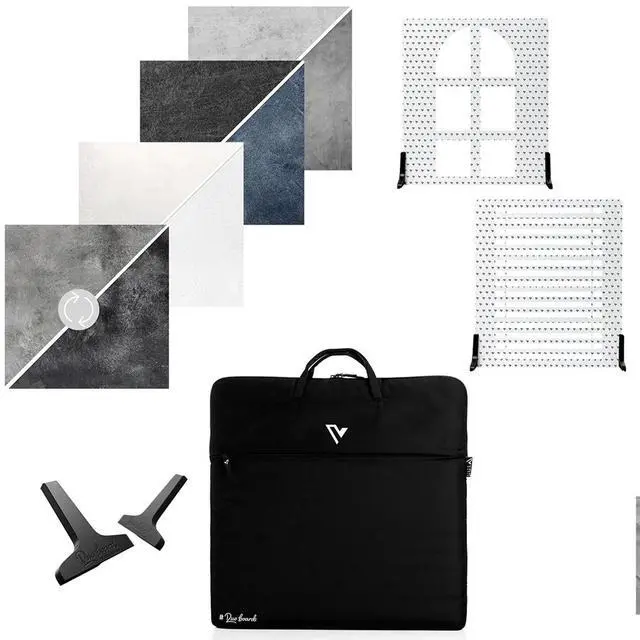 Main image of V-FLAT WORLD Stone Kit with 4x 24x24" Double Sided Duo Board Backdrop and 2x Shadow Board