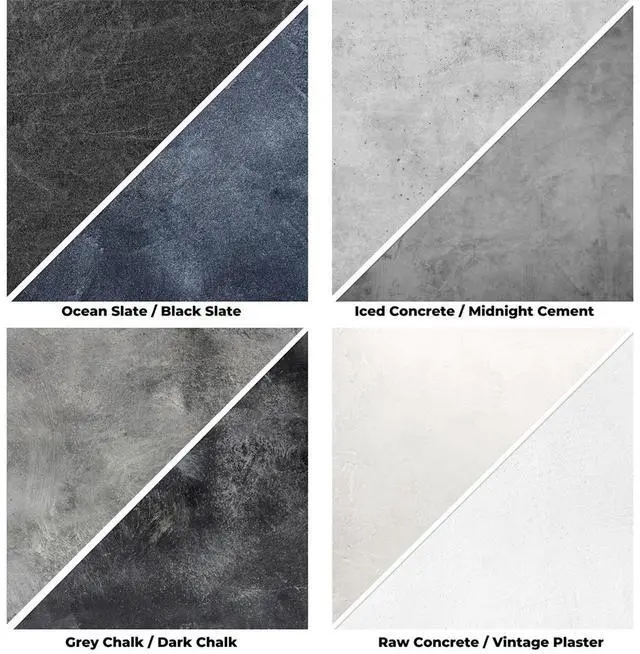 Alt view image 2 of 6 - V-FLAT WORLD Stone Kit with 4x 24x24" Double Sided Duo Board Backdrop and 2x Shadow Board