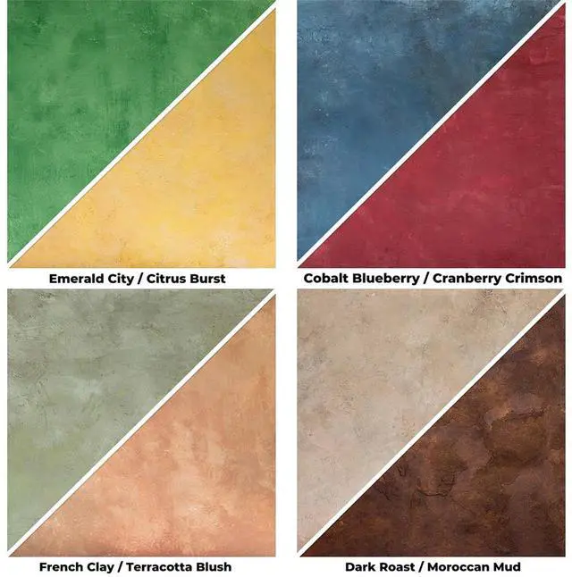 Alt view image 2 of 6 - V-FLAT WORLD Textured Kit with 4x 24x24" Double Sided Duo Board Backdrop and 2x Shadow Board