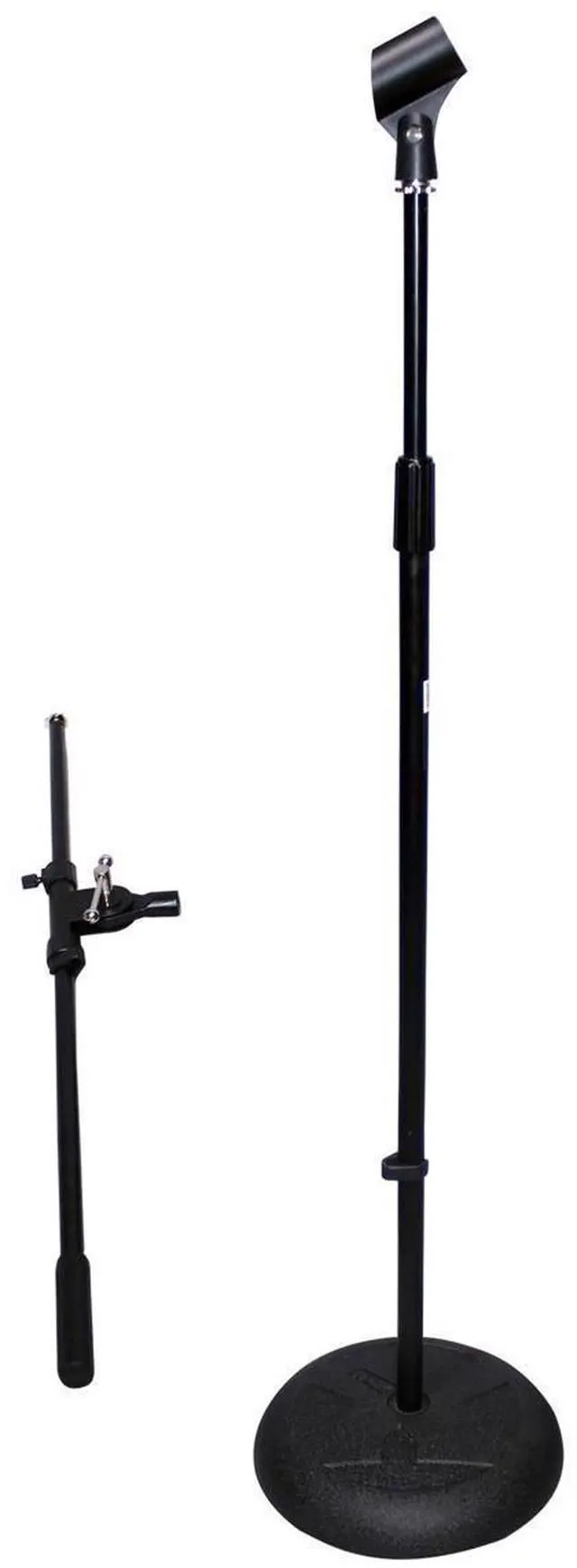 Alt view image 6 of 10 - ProX T-MIC06 Round Base Microphone Stand with Boom