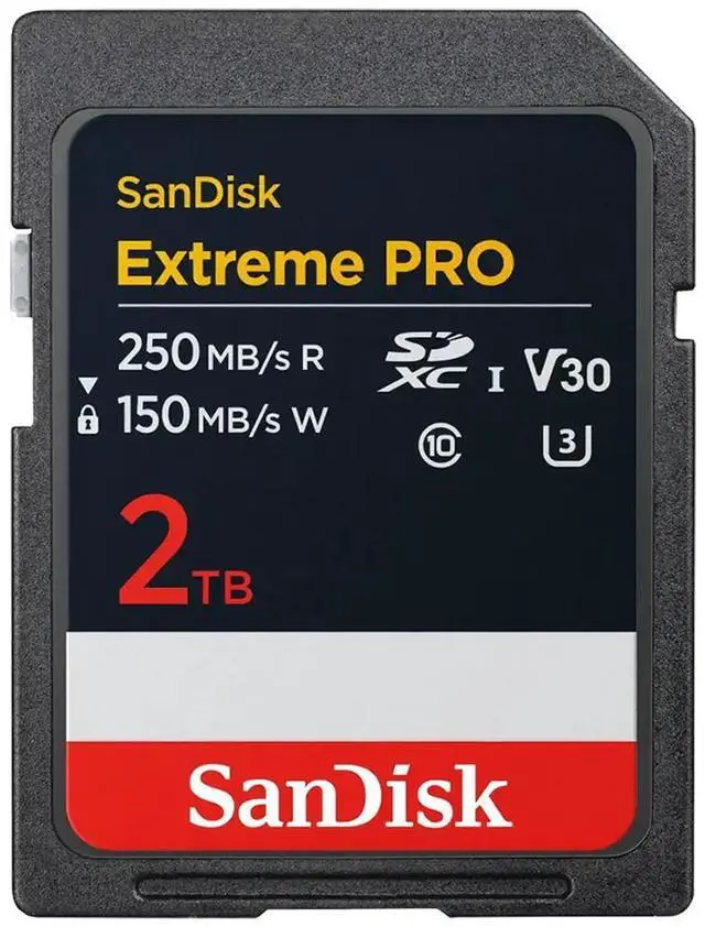 Main image of SanDisk Extreme Pro 2TB Secure Digital Extended Capacity (SDXC) Memory Card Model SDSDXXD-2T00-GN4IN