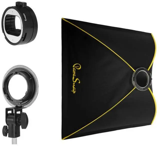 Main image of Glow ParaSnap 40x40" Square Softbox with Adapter for Speedlight #PARASNAP4040S