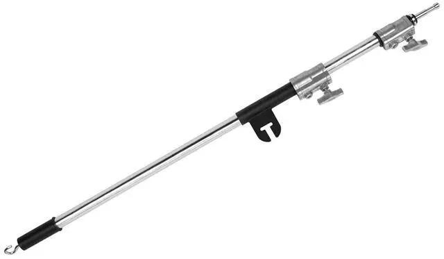 Alt view image 5 of 7 - Kupo 40" Master C-Stand with Sliding Leg with Baby Boom, Grip Head, Camera Mounting Plate and 10 lbs Weight Bag