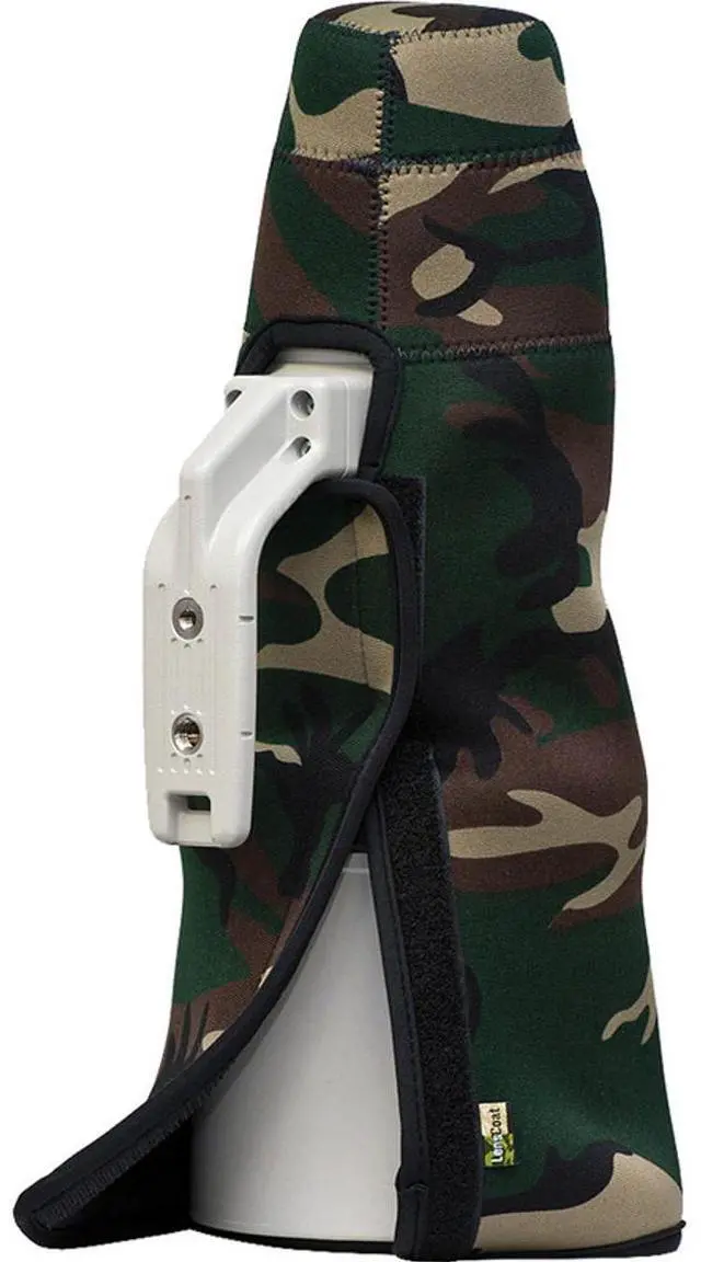 LensCoat TravelCoat Cover for Canon 600 f/4 IS II Lens without Hood, Forest Green Camo