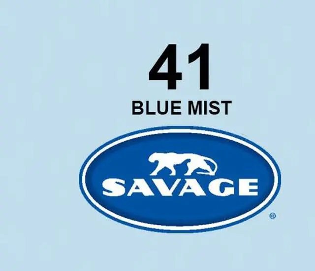 Alt view image 2 of 5 - Savage Widetone Seamless Background Paper, 26" wide x 36', Bluemist, #41