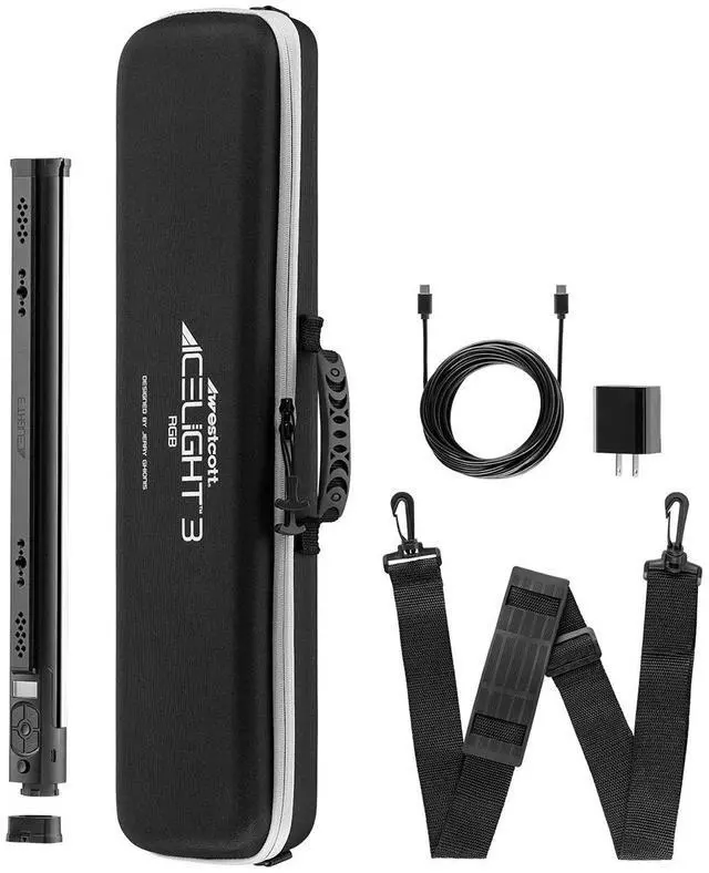 Alt view image 2 of 7 - Westcott Ice Light 3 22W RGBWW Portable LED Light