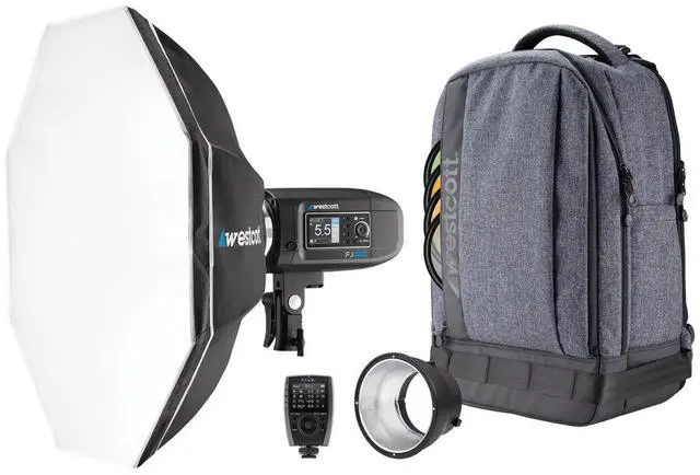 Alt view image 5 of 7 - Westcott FJ400 Strobe 1-Light Backpack Kit with FJ-X3 S Wireless Trigger for Sony Cameras