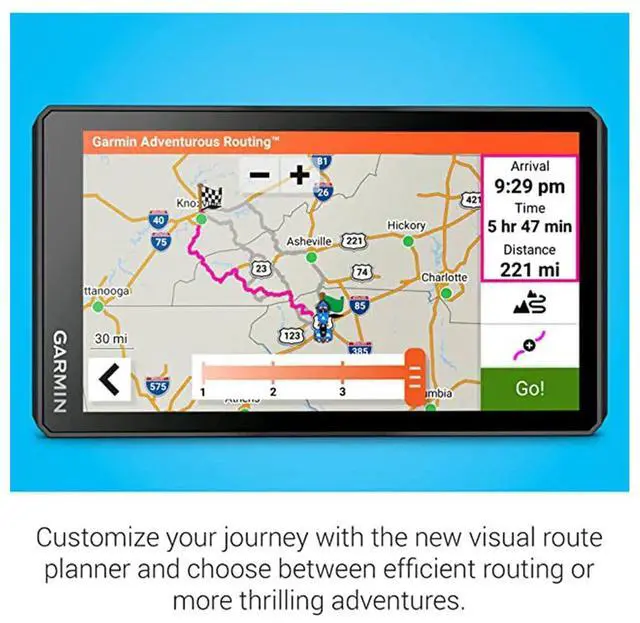Alt view image 4 of 4 - Garmin zmo® XT2 All-Terrain Motorcycle Navigator, Ultrabright 6" Sunlight Readable Display, Visual Route Planner, and Ride Summaries