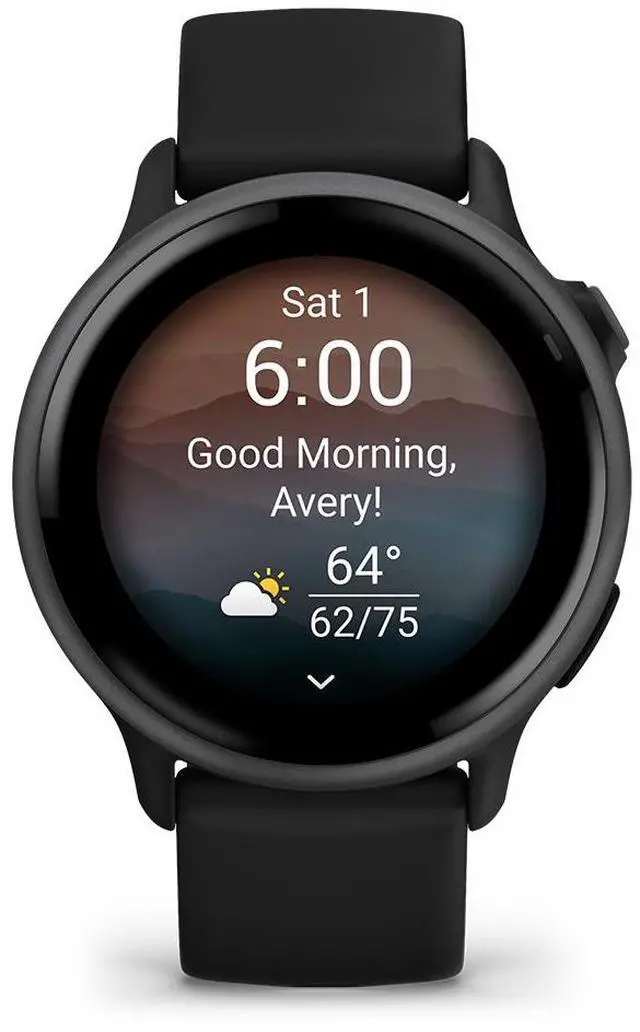 Alt view image 5 of 16 - Garmin vívoactive® 6, Health and Fitness GPS Smartwatch, AMOLED Display, Up to 11 Days of Battery, Slate with Black Band