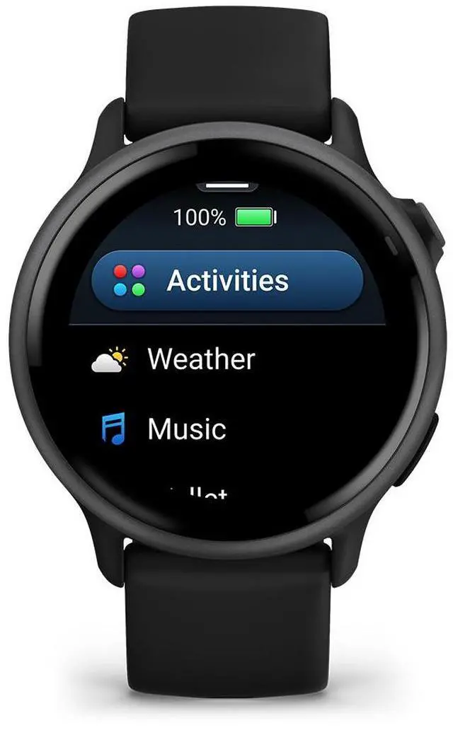 Alt view image 7 of 16 - Garmin vívoactive® 6, Health and Fitness GPS Smartwatch, AMOLED Display, Up to 11 Days of Battery, Slate with Black Band