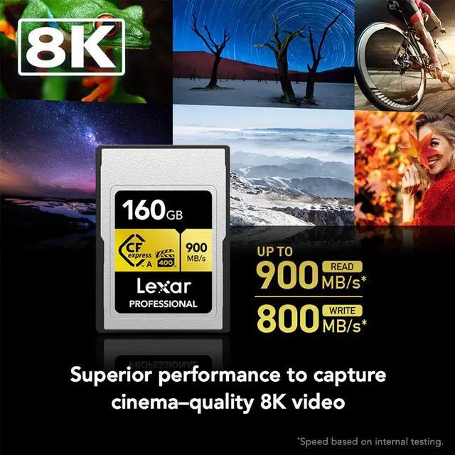 Alt view image 5 of 9 - Lexar, 160GB, CFexpress Type A Card