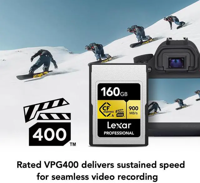 Alt view image 6 of 9 - Lexar, 160GB, CFexpress Type A Card