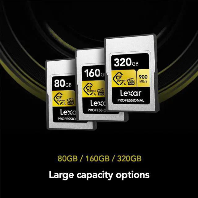Alt view image 9 of 9 - Lexar, 160GB, CFexpress Type A Card