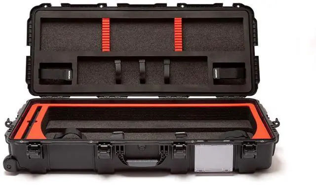 Alt view image 5 of 6 - Nanuk 991 Wheeled Waterproof Hard Case with Foam Insert for Bows, Black
