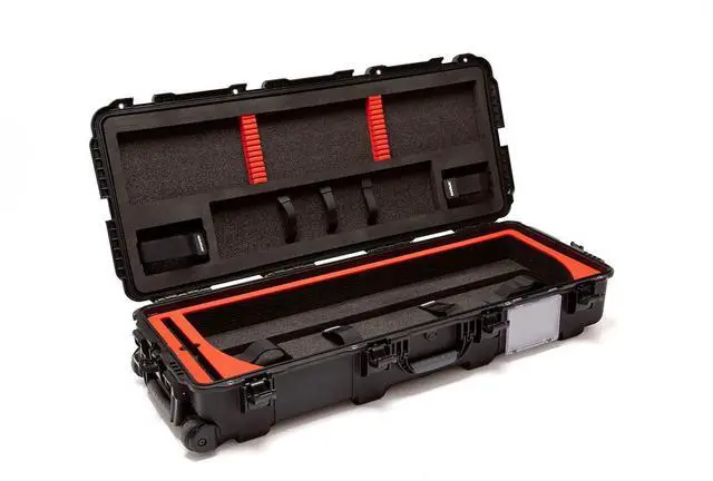 Alt view image 6 of 6 - Nanuk 991 Wheeled Waterproof Hard Case with Foam Insert for Bows, Black