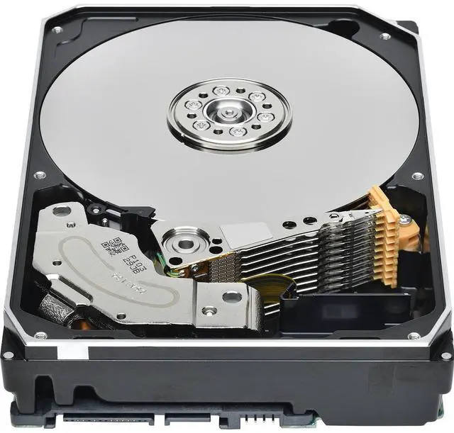 Alt view image 7 of 9 - Toshiba N300 Pro HDWG740XZSTD 4 TB Hard Drive - 3.5" Internal - SATA (SATA/600) - Conventional Magnetic Recording (CMR) Method - NAS Device Supported - 7200rpm - 300 TB TBW - 512e Format - 5 Year