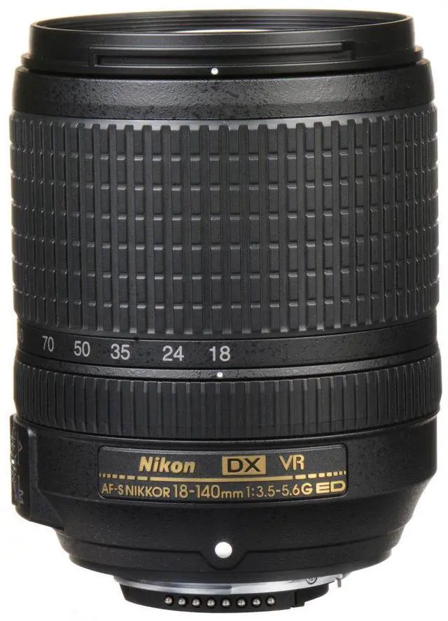 Alt view image 6 of 7 - Nikon 18-140mm f/3.5-5.6G ED AF-S DX NIKKOR VR Lens w/Vesta 203AGH Al Tripod Kit