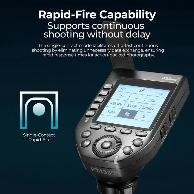 Alt view image 4 of 7 - Flashpoint FT433S TTL Wireless Flash Trigger for Sony