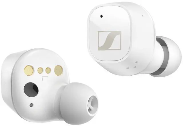 Alt view image 9 of 15 - Sennheiser CXPLUSTW1 True Wireless Earbuds - White