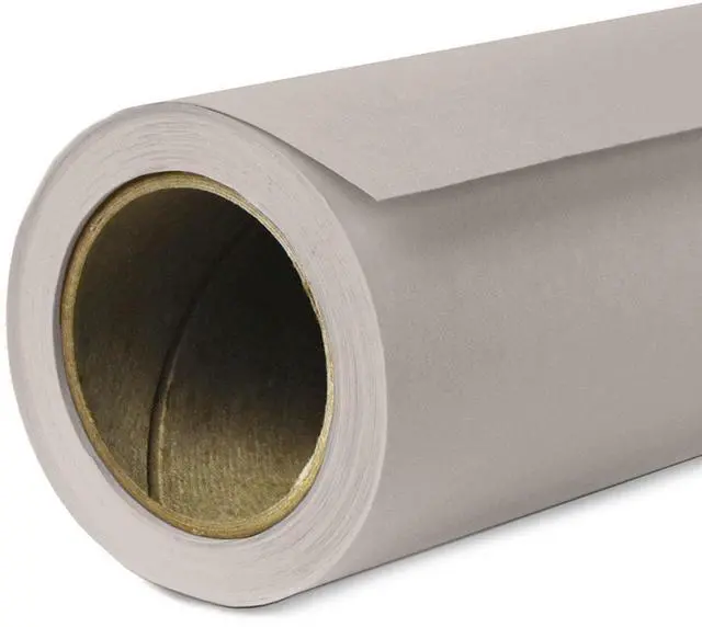 Alt view image 2 of 6 - Savage Widetone Seamless Background Paper, 86" wide x 36' Storm Gray - Bundle With Flashpoint 10' Background Support System Air Cushioned, Flashpoint Clip Clamp with 2" Jaw