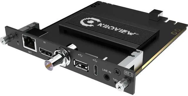 Main image of Kiloview RE-3 Dual-Channel 4K UHD H.265/H.264 HDMI/3G-SDI/NDI|HX Rackmount Encoding Card for Cradle Series Frame