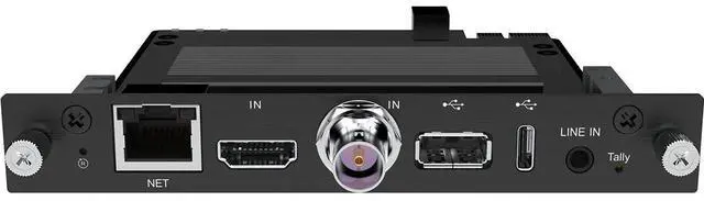 Alt view image 4 of 7 - Kiloview RE-3 Dual-Channel 4K UHD H.265/H.264 HDMI/3G-SDI/NDI|HX Rackmount Encoding Card for Cradle Series Frame