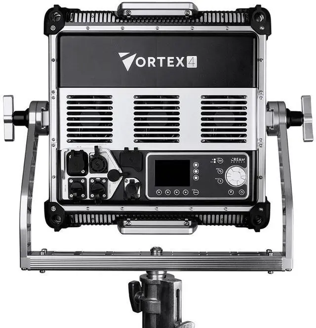 Alt view image 5 of 5 - Creamsource Vortex4 1x1 325W RGBW LED Light Panel, Bundle with AIRGLOW 1x1 Booklight Complete Kit