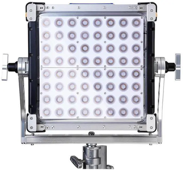 Alt view image 4 of 5 - Creamsource Vortex4 1x1 325W RGBW LED Light Panel, Bundle with AIRGLOW 1x1 Booklight Complete Kit