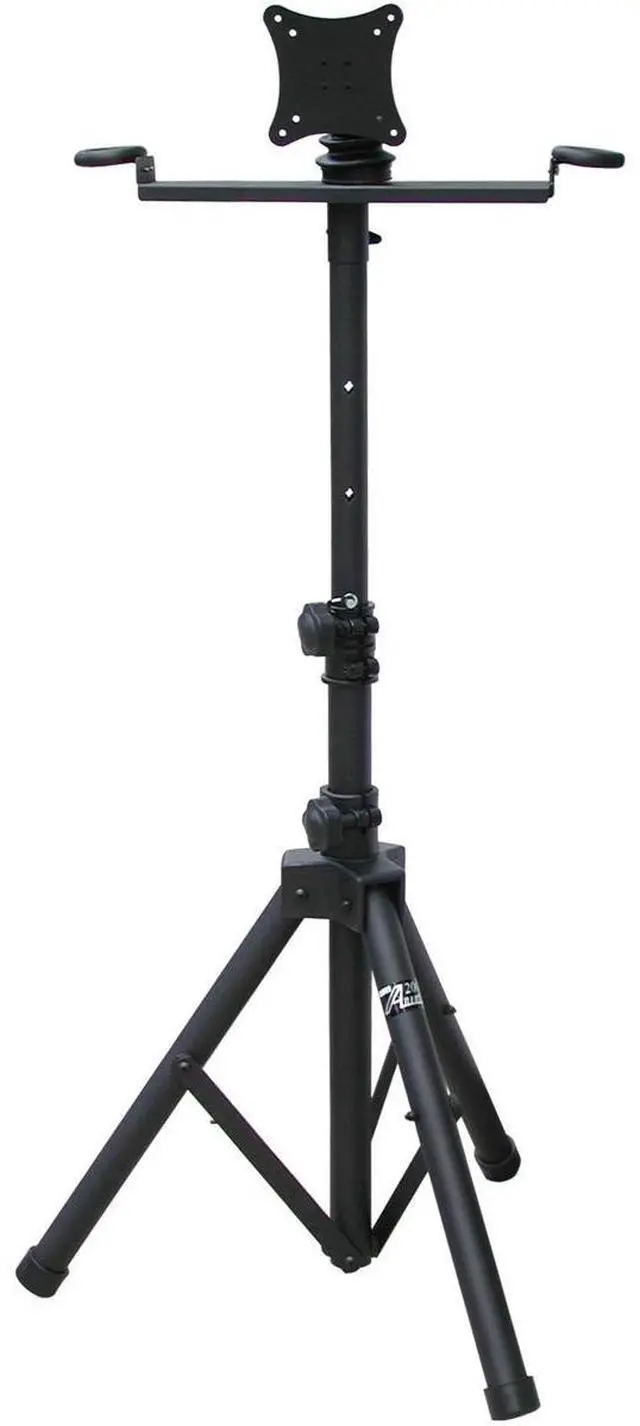 Alt view image 4 of 4 - Audio2000 Flat Panel TV/Monitor Stand with Foldable Tripod Legs - AST420Y