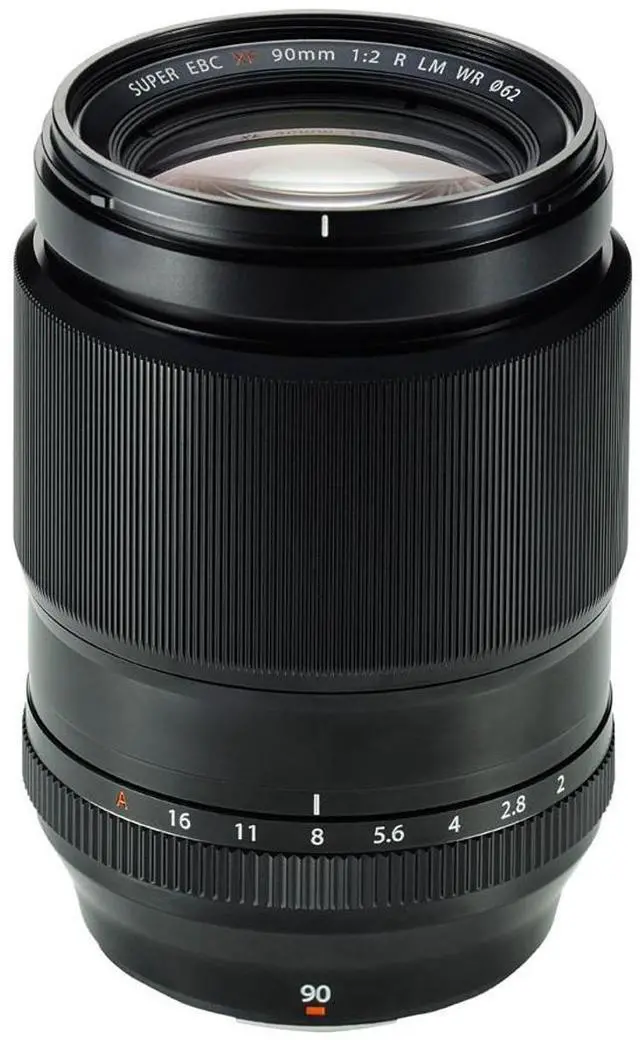 Alt view image 2 of 7 - Fujifilm XF 90mm f/2 R LM WR Lens, Bundle with 62mm Filter Kit, Flex Lens Shade, Lens Wrap, Lens Case, Cleaning Kit, Lens Cap Tether, PC Software Kit