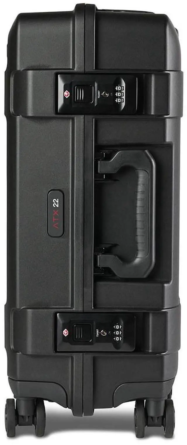 Alt view image 2 of 7 - Pelican Pelican ATX 22" Waterproof Wheeled Carry-On Hard Travel Case Black