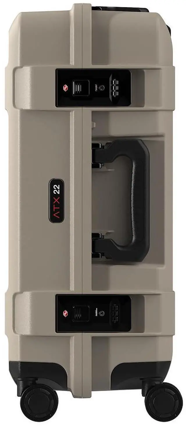 Alt view image 3 of 3 - Pelican Pelican ATX 22" Waterproof Wheeled Carry-On Hard Travel Case Sand
