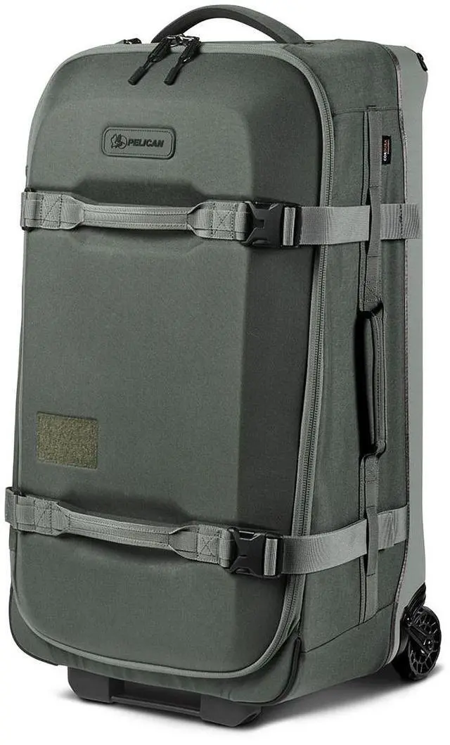 Alt view image 2 of 6 - Pelican Aegis HY28 28" Wheeled Check-In Roller Hybrid Duffel Bag, Charcoal, Bundle with PCM ModPak Packing Cube and SPL ModPak Storage Pouch