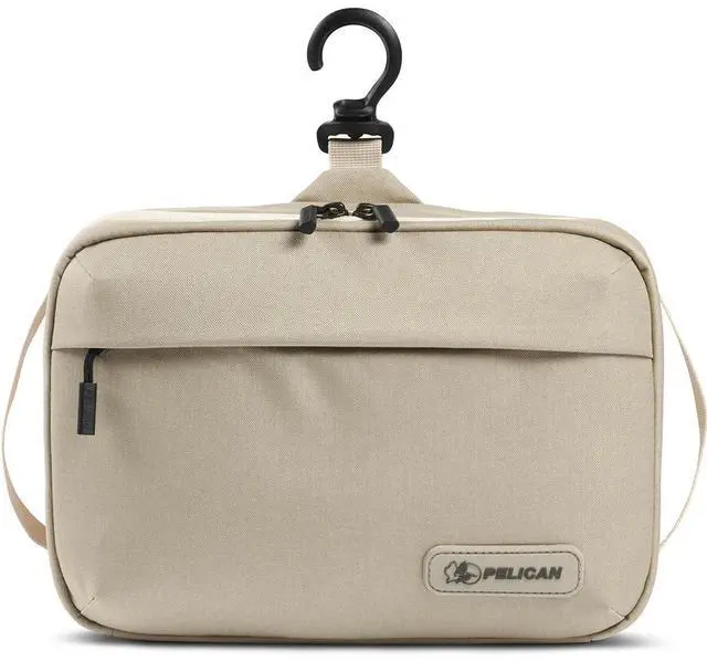 Alt view image 3 of 5 - Pelican ATX 25" Wheeled Check-In Hard Case, Sand, with DK5 ModPak Toiletry Bag