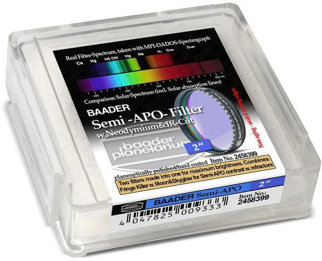 Alt view image 2 of 2 - Baader Planetarium Semi-APO Filter 2"