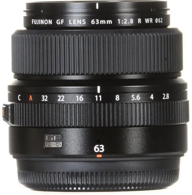 Alt view image 5 of 6 - Fujifilm GF 63mm f/2.8 R WR Lens, Bundle with 62mm Digital Essentials Filter Kit and 15x15" Lens Wrap