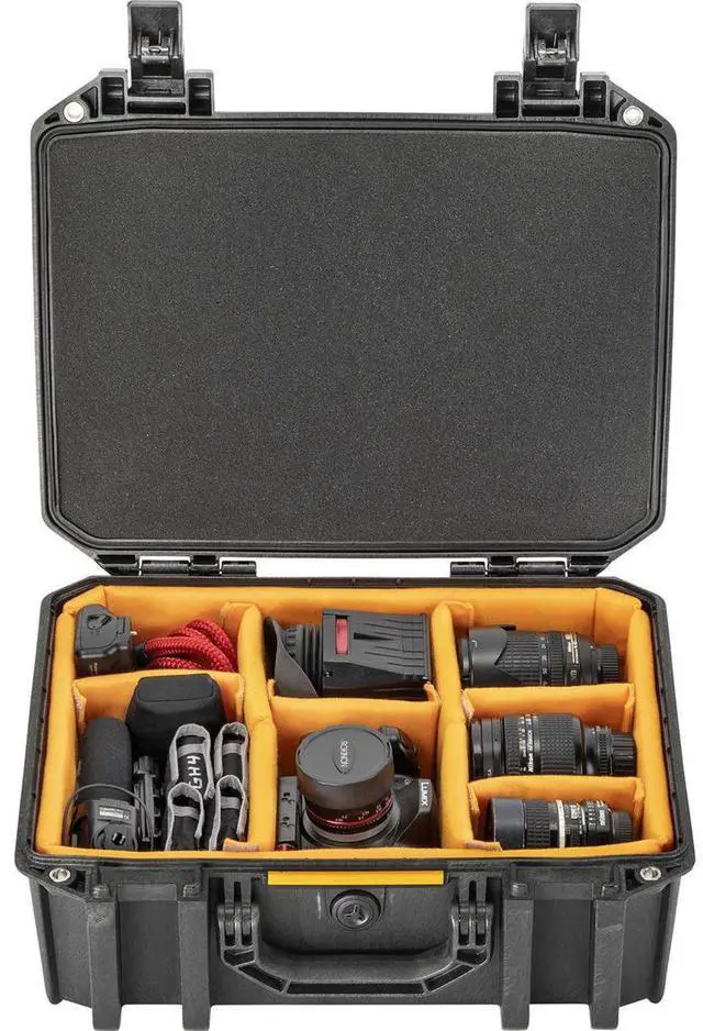 Alt view image 4 of 7 - Pelican Vault V300 Large Case with Lid Foam and Dividers, Black #VCV300-0040-BLK