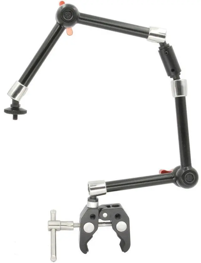 Main image of GyroVu Clamp Mount with Dual Heavy Duty 11" Articulated Arm Monitor Mounts