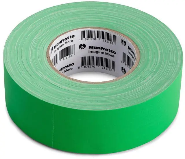 Main image of Manfrotto Gaffer Tape 50 Yards x 2", Chroma Key Green