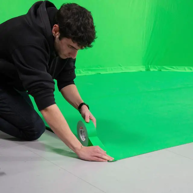Alt view image 5 of 7 - Manfrotto Gaffer Tape 50 Yards x 2", Chroma Key Green