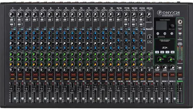 Alt view image 5 of 5 - Mackie ONYX24 24-Channel Premium Analog Mixer with Multi-Track USB