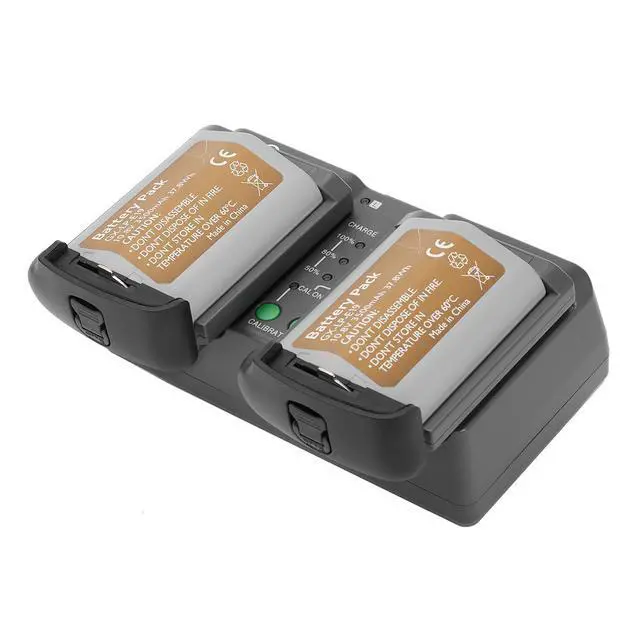 Alt view image 4 of 7 - Green Extreme 2x LP-E19 37.8Wh 10.8V 3500mAh Camera Battery and Dual Charger Kit
