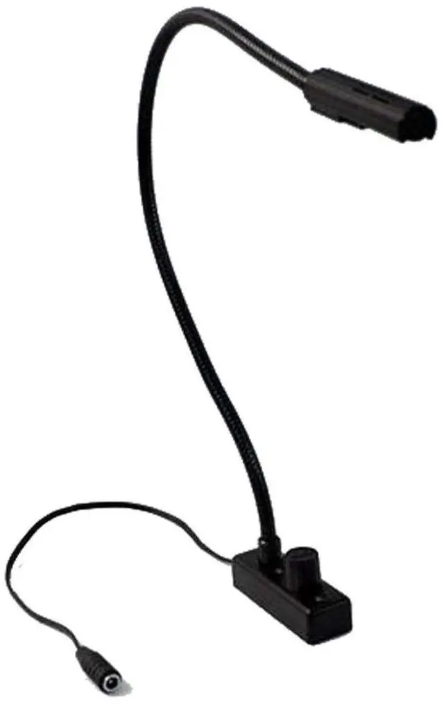 Main image of Littlite L-2 Series Low Intensity 12" Permanently Attached Gooseneck Lampset, No Power Supply