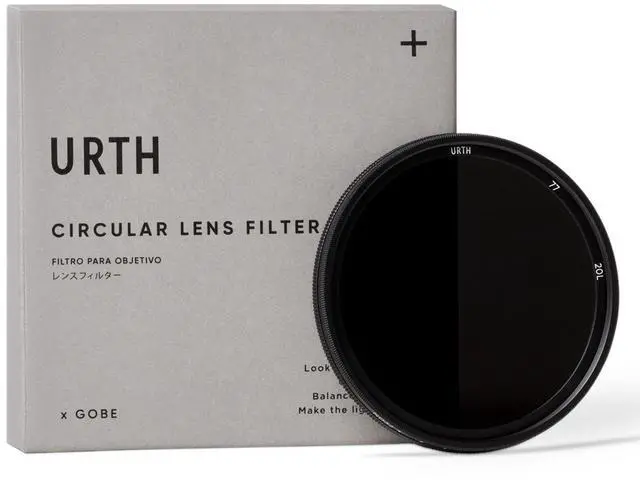 Alt view image 3 of 7 - Urth 77mm Circular Variable ND8-128 3 to 7-Stop Lens Filter Plus+ #UNDX128PL77