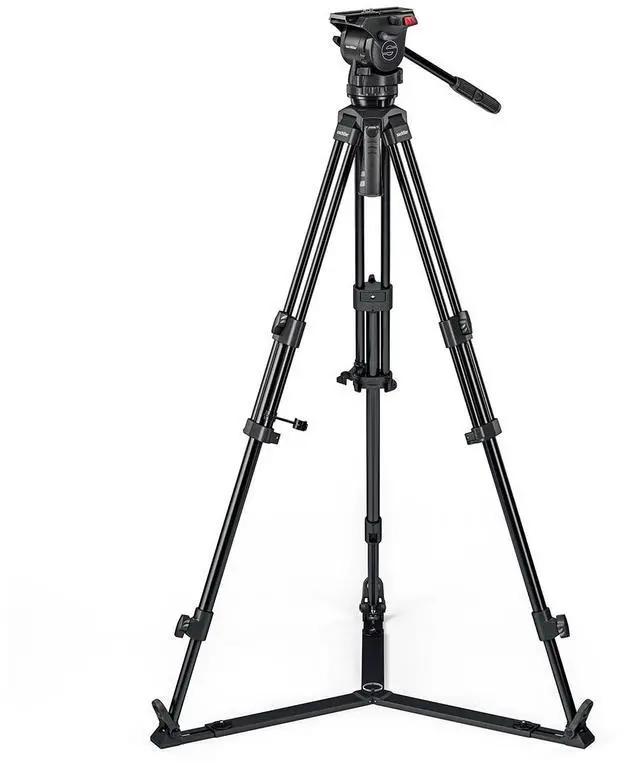 Alt view image 6 of 7 - Sachtler Ace XL MK II Fluid Head with 75/2 AL MK II Aluminum Tripod and SP 75 Ground Spreader