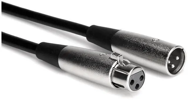 Alt view image 3 of 3 - Hosa MCL-115 XLR3F to XLR3M Microphone Cable 15 Feet