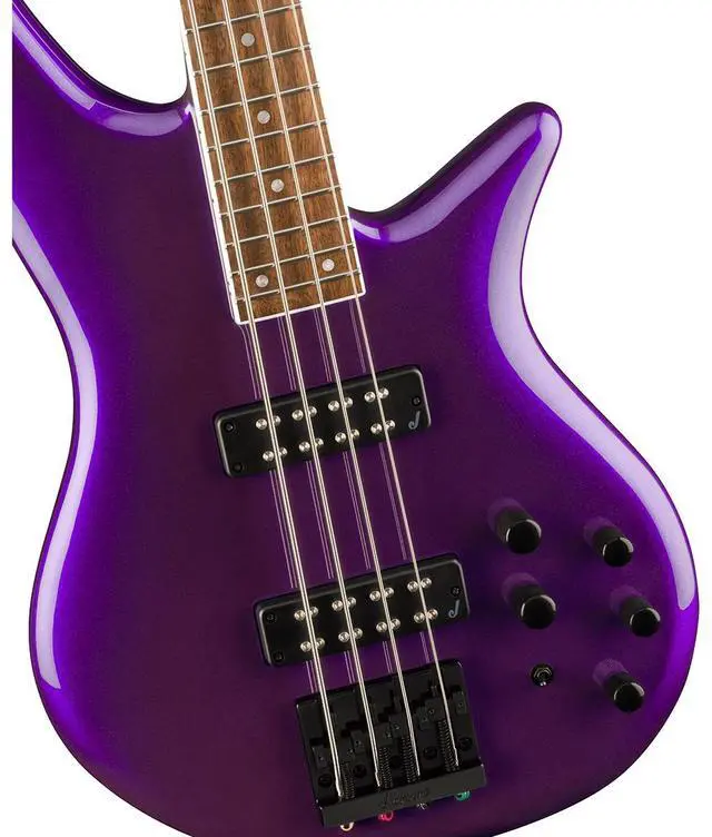 Alt view image 3 of 6 - Jackson Jackson X Series Spectra Bass SBX IV Bass Guitar, Laurel Fingerboard, Deep Purple Metallic