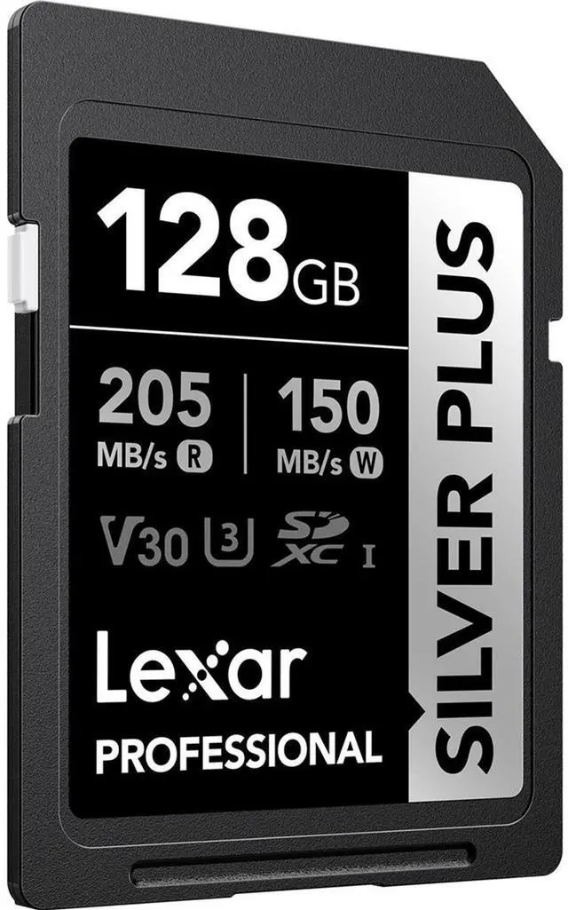 Alt view image 7 of 8 - Lexar Lexar Professional SILVER PLUS SDXC 128GB, NA #LSDSIPL128G-BNNNU