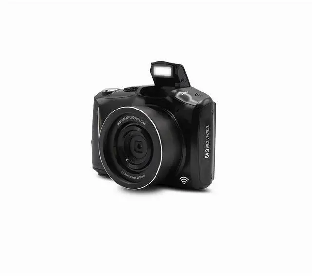 Alt view image 3 of 7 - Minolta Minolta MND55 64 MP AF 4K Ultra HD Digital Camera with WiFi, Black