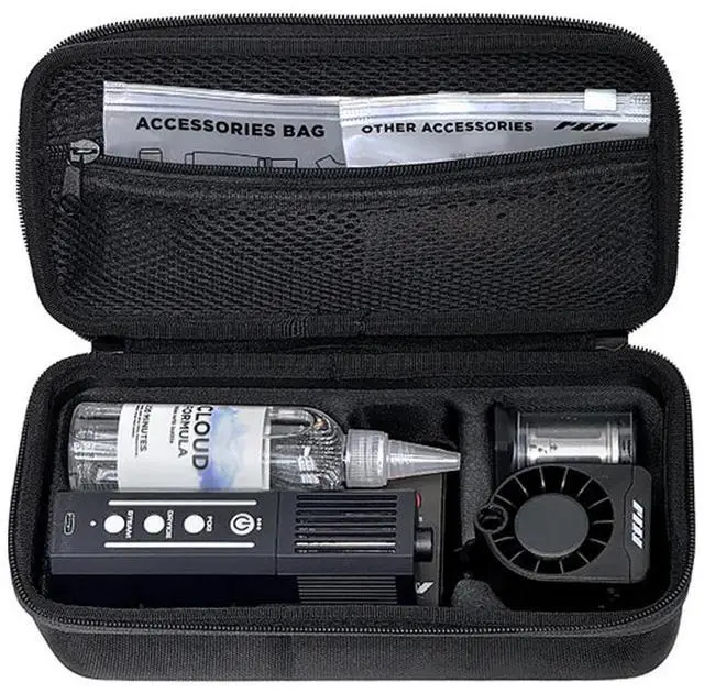 Alt view image 3 of 7 - PMI SmokeNINJA Pro Wireless Handheld Mini Smoke Machine Hazer Kit #PMI_NJ_HAZER